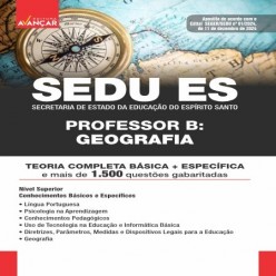 SEDU ES 2025 - PROFESSOR B - GEOGRAFIA: E-BOOK - Liberação Imediata