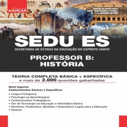 SEDU ES 2025 - PROFESSOR B - HISTÓRIA: E-BOOK - Liberação Imediata