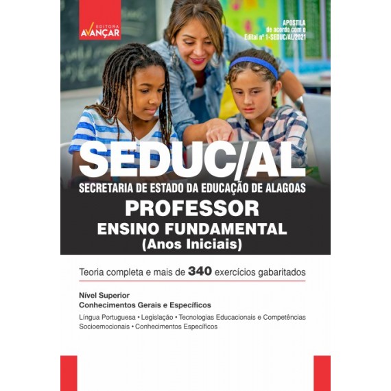 SEDUC AL - Secretaria de Estado da Educação de Alagoas - Professor de Ensino Fundamental - Anos Iniciais - E-book