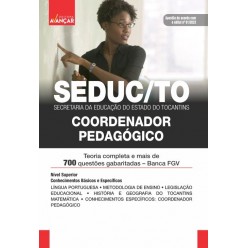 SEDUC TO - Secretaria da Educação do Estado do Tocantins TO - Coordenador Pedagógico: E-BOOK - Liberação Imediata