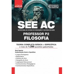 SEEAC - Professor P2 - Filosofia: E-BOOK - Liberação Imediata