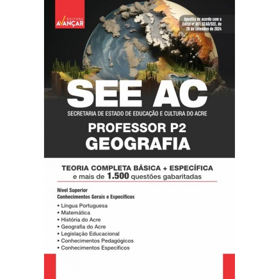 SEEAC - Professor P2 - Geografia: IMPRESSO