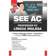 SEEAC - Professor P2 - Língua Inglesa: E-BOOK - Liberação Imediata