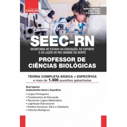 SEEC RN - PROFESSOR DE CIÊNCIAS BIOLÓGICAS: E-BOOK - Liberação Imediata