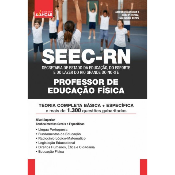 SEEC RN - PROFESSOR DE EDUCAÇÃO FÍSICA: IMPRESSO