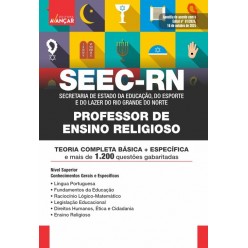 SEEC RN - PROFESSOR DE ENSINO RELIGIOSO: E-BOOK - Liberação Imediata