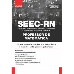 SEEC RN - PROFESSOR DE MATEMÁTICA: E-BOOK - Liberação Imediata