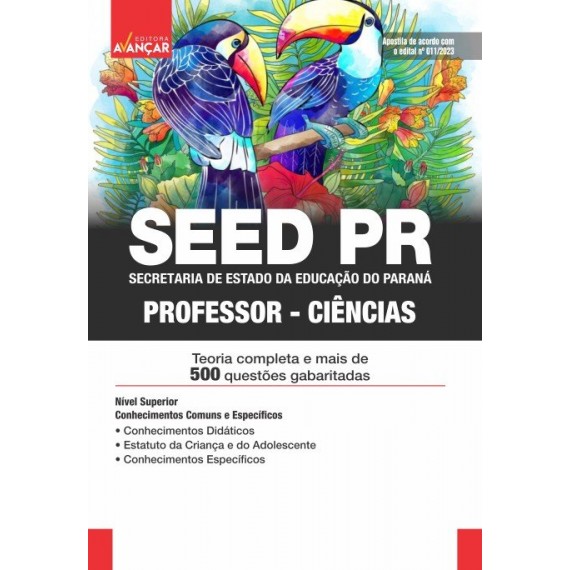 SEED PR - Secretaria de Estado de Educação do Estado do Paraná - Ciências: IMPRESSA - Frete grátis + E-book de bônus com Liberação Imediata