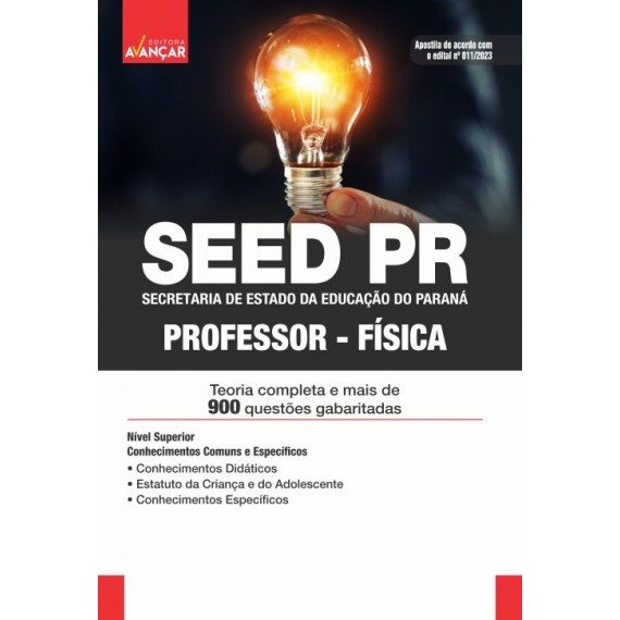 SEED PR - Secretaria de Estado de Educação do Estado do Paraná: Física - IMPRESSA - Frete grátis + E-book de bônus com Liberação Imediata