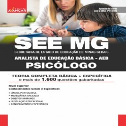 SEE MG 2025 - Analista de Educação Básica (AEB): PSICÓLOGO 