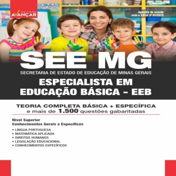 SEE MG 2025 - Especialista em Educação Básica (EEB)