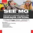 SEE MG 2025 - Professor de Educação Básica (PEB): EDUCAÇÃO ESPECIAL - Frete Grátis