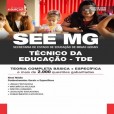 SEE MG 2025 - Técnico da Educação (TDE)