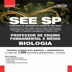 SEE SP  - CONTRATAÇÃO TEMPORÁRIA DE DOCENTES 2026 - PROFESSOR: BIOLOGIA