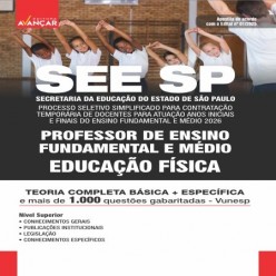 SEE SP  - CONTRATAÇÃO TEMPORÁRIA DE DOCENTES 2026 - PROFESSOR: EDUCAÇÃO FÍSICA