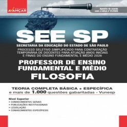 SEE SP  - CONTRATAÇÃO TEMPORÁRIA DE DOCENTES 2026 - PROFESSOR: FILOSOFIA