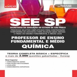 SEE SP  - CONTRATAÇÃO TEMPORÁRIA DE DOCENTES 2026 - PROFESSOR: QUÍMICA