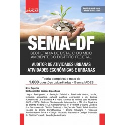 SEMA DF - Secretaria de Estado do Meio Ambiente do Distrito Federal: Atividades Econômicas e Urbanas: E-BOOK - Liberação Imediata