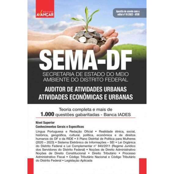 SEMA DF - Secretaria de Estado do Meio Ambiente do Distrito Federal: Atividades Econômicas e Urbanas: E-BOOK - Liberação Imediata