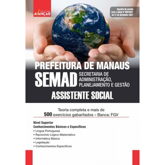 SEMAD AM - Prefeitura de Manaus - Assistente Social: Impresso