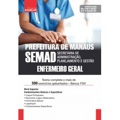 SEMAD AM - Prefeitura de Manaus - Enfermeiro Geral: E-book