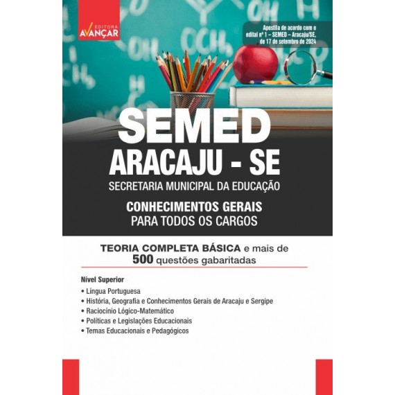 SEMED ARACAJU SE - PROFESSOR - Conhecimentos básicos para todos os cargos: IMPRESSA