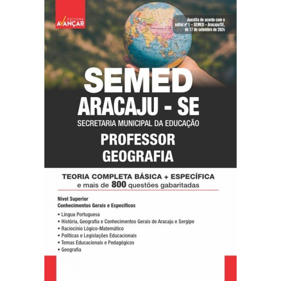 SEMED ARACAJU SE - PROFESSOR GEOGRAFIA: IMPRESSO