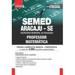 SEMED ARACAJU SE - PROFESSOR MATEMÁTICA: E-BOOK - Liberação Imediata