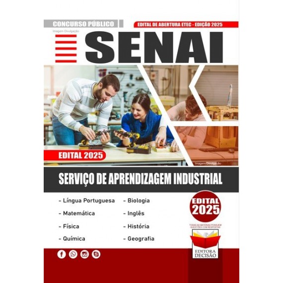 SENAI 2025 - SERVIÇO NACIONAL DE APRENDIZAGEM INDUSTRIAL - TEORIA