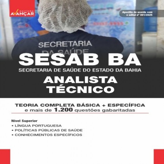 SESAB BA 2025 - ANALISTA TÉCNICO