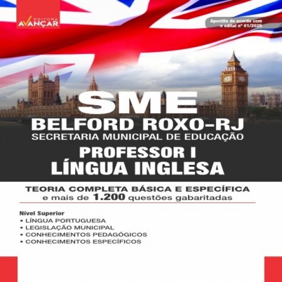 SME BELFORD ROXO RJ - PROFESSOR I - LÍNGUA INGLESA