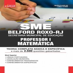 SME BELFORD ROXO RJ - PROFESSOR I - MATEMÁTICA