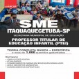 SME ITAQUAQUECETUBA-SP 2025 - Professor Titular de Educação Infantil (PTEI)