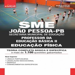 SME JOÃO PESSOA PB 2025 - PROFESSOR DA EDUCAÇÃO BÁSICA II - EDUCAÇÃO FÍSICA