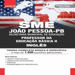 SME JOÃO PESSOA PB 2025 - PROFESSOR DA EDUCAÇÃO BÁSICA II - INGLÊS