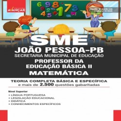 SME JOÃO PESSOA PB 2025 - PROFESSOR DA EDUCAÇÃO BÁSICA II - MATEMÁTICA