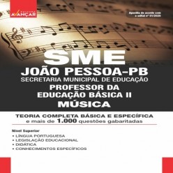 SME JOÃO PESSOA PB 2025 - PROFESSOR DA EDUCAÇÃO BÁSICA II - MÚSICA