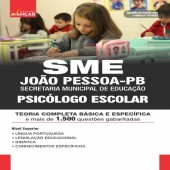 SME JOÃO PESSOA PB - SECRETARIA MUNICIPAL DE EDUCAÇÃO DE JOÃO PESSOA PARAÍBA PB - PSICÓLOGO ESCOLAR