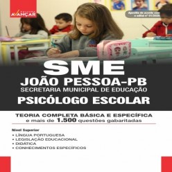 SME JOÃO PESSOA PB 2025 - PSICÓLOGO ESCOLAR