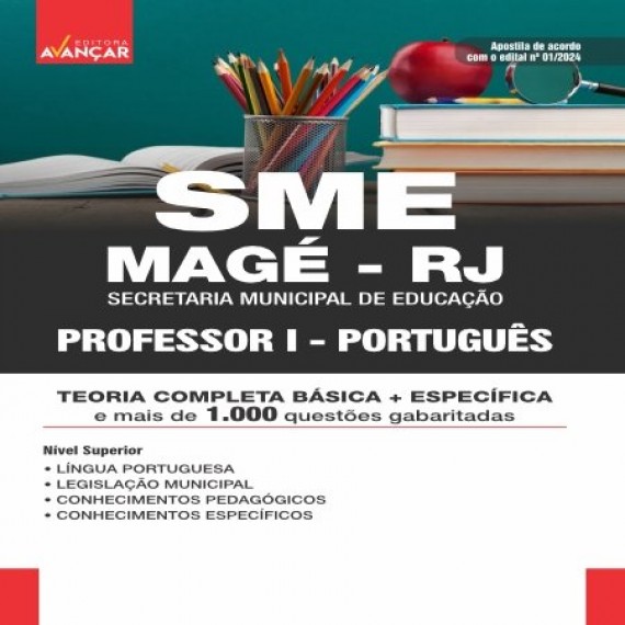 SME MAGÉ RJ 2025 - PROFESSOR I - LÍNGUA PORTUGUESA