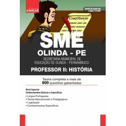 SME OLINDA PE - Prefeitura de Olinda PE - Professor II: HISTÓRIA - E-BOOK - Liberação Imediata