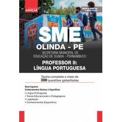 SME OLINDA PE - Prefeitura de Olinda PE - Professor II: LÍNGUA PORTUGUESA - E-BOOK - Liberação Imediata
