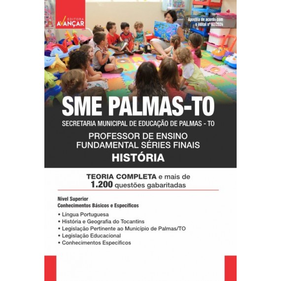 SME PALMAS TO 2024 - Professor História: E-BOOK - Liberação Imediata