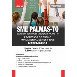 SME PALMAS TO 2024 - Professor Matemática: E-BOOK - Liberação Imediata