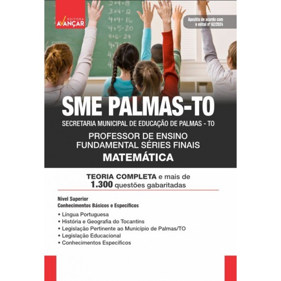 SME PALMAS TO 2024 - Professor Matemática: IMPRESSA - Frete Grátis