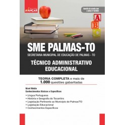 SME PALMAS TO 2024 - Técnico Administrativo Educacional: IMPRESSO - Frete Grátis