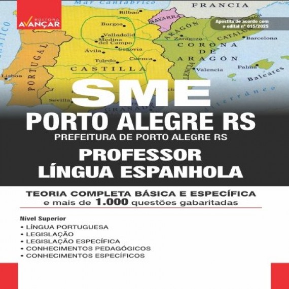 SME PORTO ALEGRE RS 2025 - PROFESSOR ESPANHOL