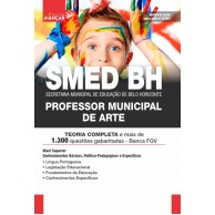 SMED BH - Secretaria Municipal de Educação de Belo Horizonte - PROFESSOR MUNICIPAL DE ARTE: E-BOOK - Liberação Imediata
