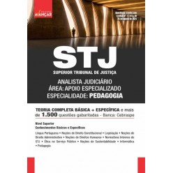 STJ 2024 - Superior Tribunal de Justiça - Analista Judiciário - Pedagogia: E-BOOK - Liberação Imediata