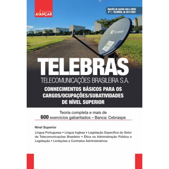 TELEBRAS - Telecomunicações Brasileira S.A.: Conhecimentos básicos para todos os cargos de nível superior: Impressa